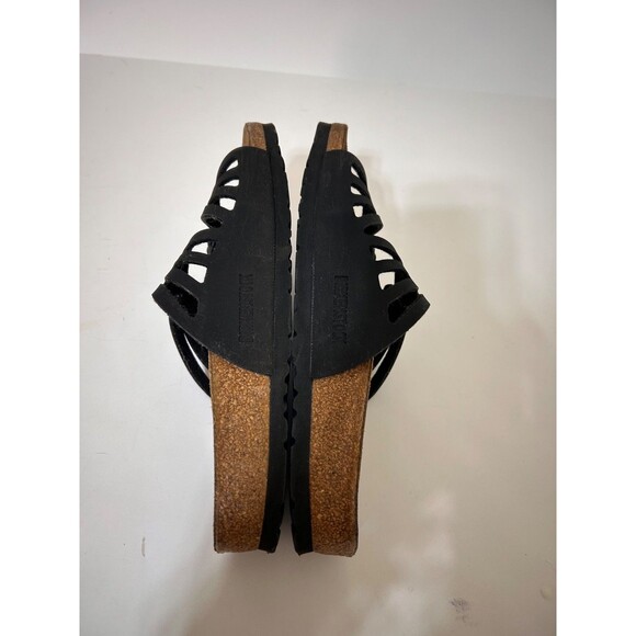 Birkenstock Granada Soft Foot Leather Slide Women Size 8 39 Germany Made Shoes - Picture 5 of 11